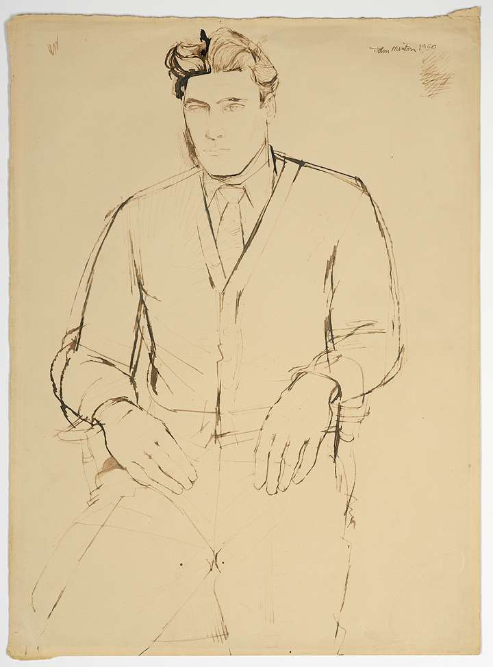 Portrait of a Seated Young Man